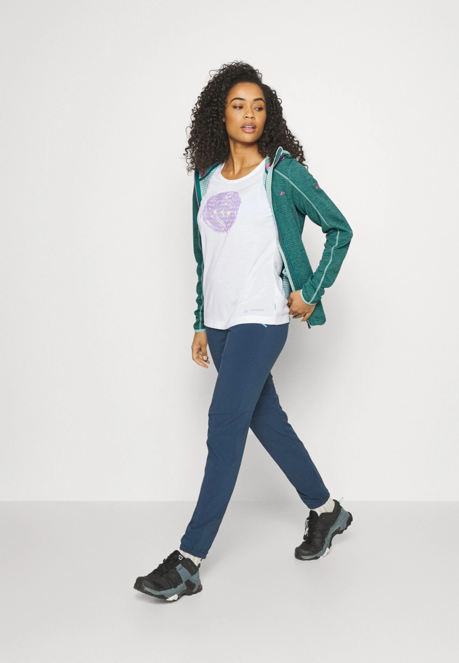 VAUDE Womens Skomer Hiking Jacket - Trainingsvest - Wave 4 VAUDE Womens Skomer Hiking Jacket - Trainingsvest - Wave - Afbeelding 2