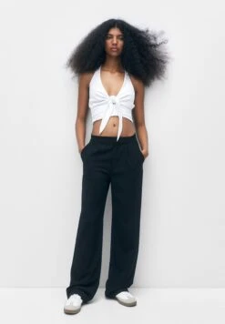 PULL & BEAR Broek - Black -Anna Field Winkel f050ba99645c461c9b3f52f3fd01c00b